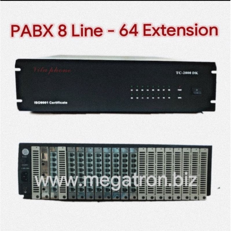 PABX 8 Line - 64 Extension