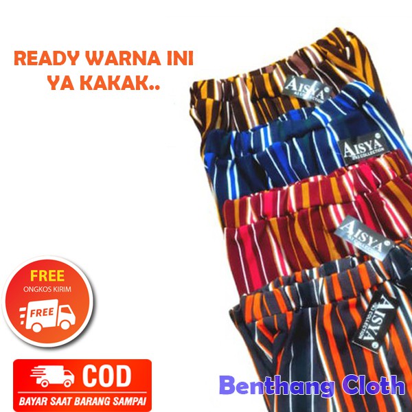 KULOT celana pendek SALUR bahan WAFEL CREPE 3/4 (Atas Lutut)