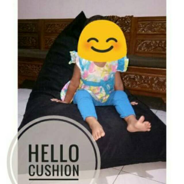 Jual Cover Bean Bag Triangle Medium Suede / Cover Bean Bag Murah