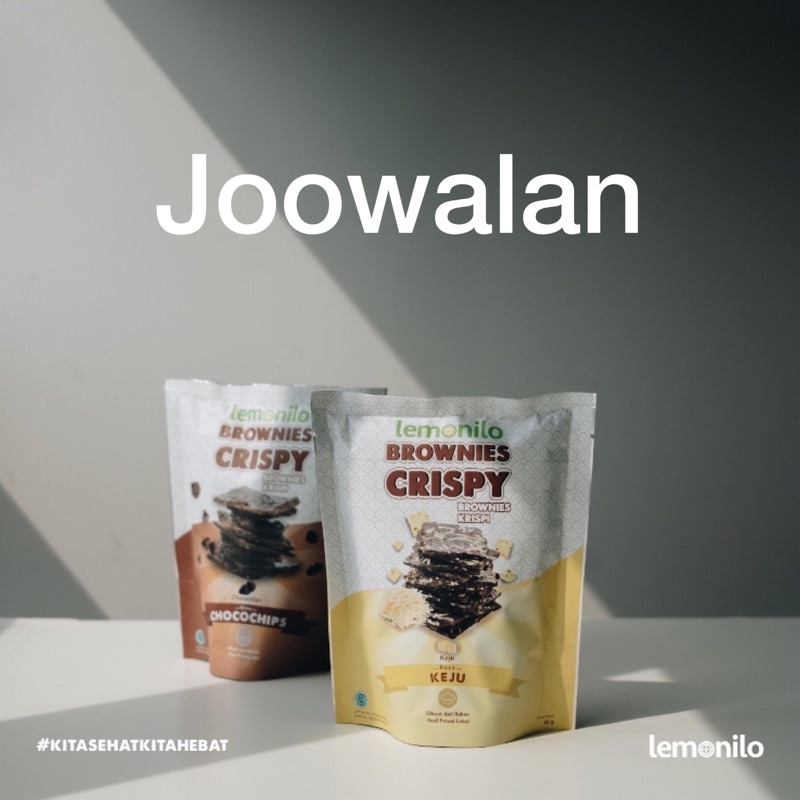 

Lemonilo Brownies Crispy Rasa Chocochips atau Keju