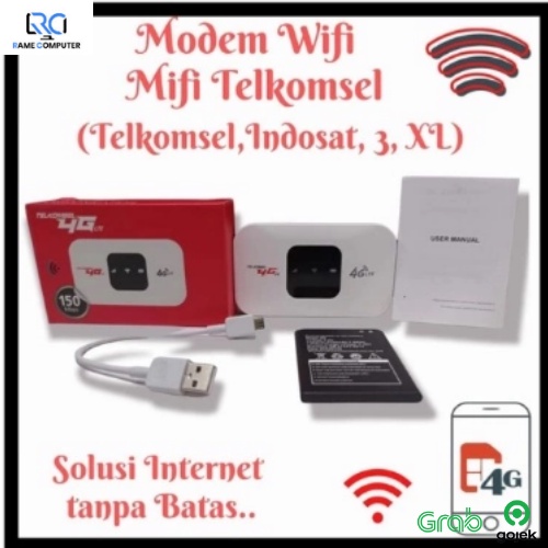 Modem Mifi WiFi Telkomsel 4G LTE Unlock All Operator