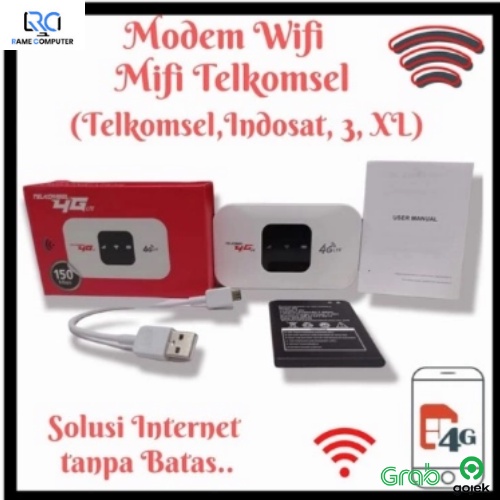 Modem Mifi WiFi Telkomsel 4G LTE Unlock All Operator