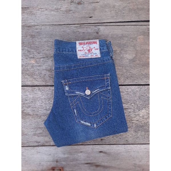 true religion brand jeans boot cut size 33 second original