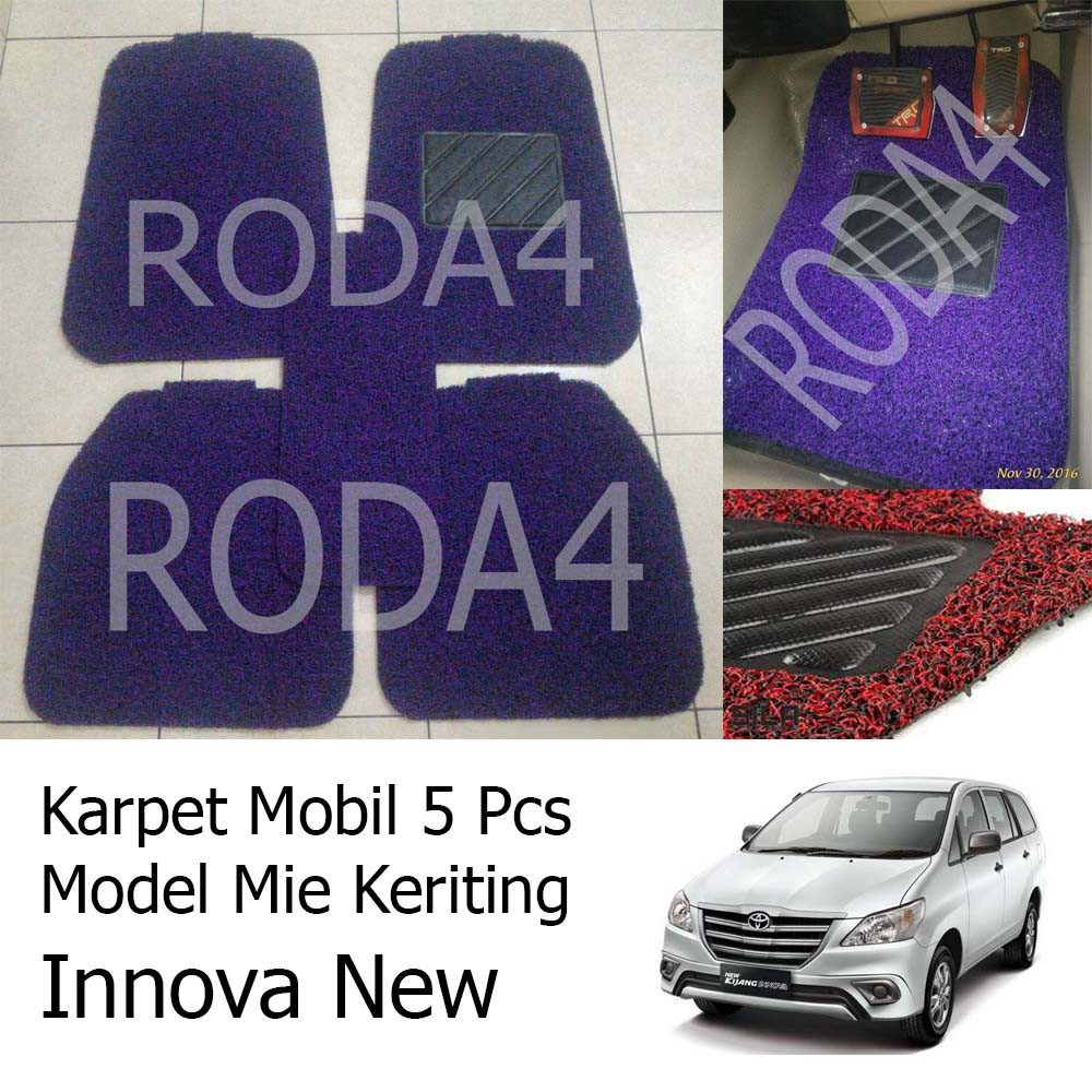 Karpet Mobil / Car Carpet / Floor Mats Universal Model Mie Keriting Innova New