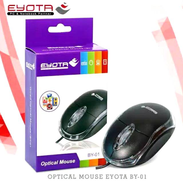 MOUSE USB KABEL EYOTA BAGUS BERKULITAS