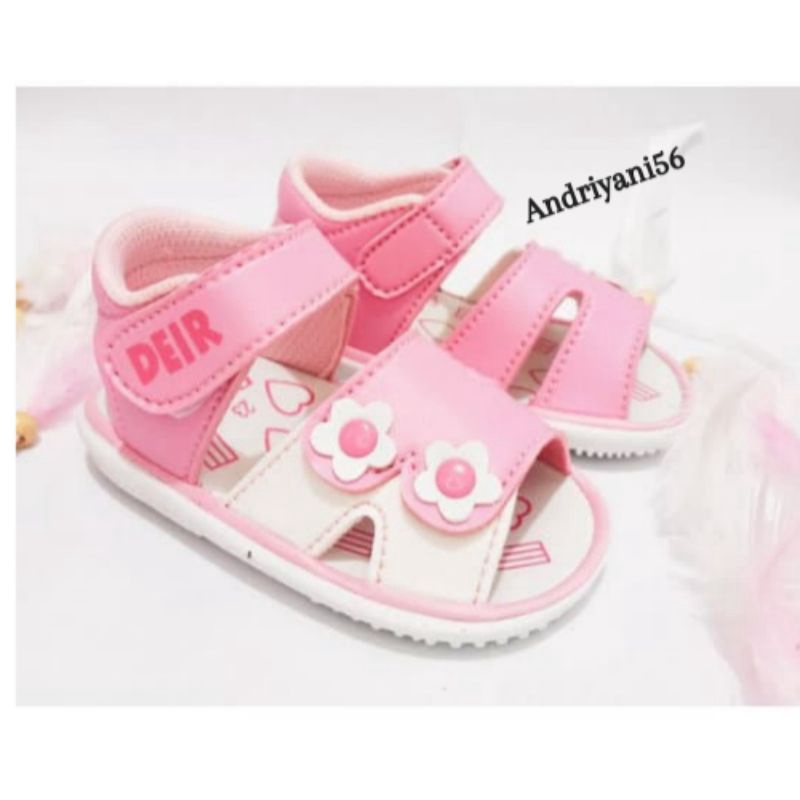 CO2 Sendal Sepatu Anak Cewek / Perempuan Sintesis Bunyi Cit Cit Usia 1 2 3 Tahun size 22-25