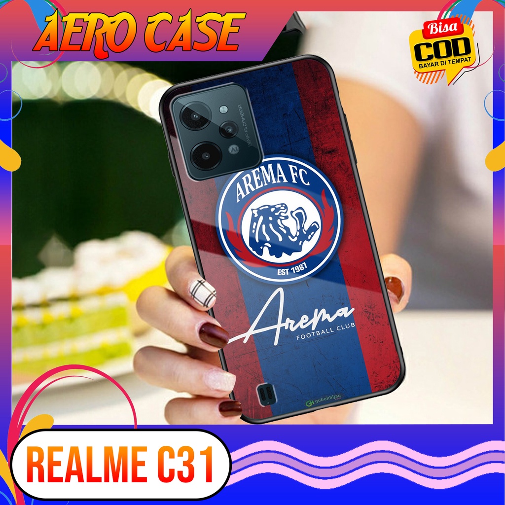 Case Realme C31 - Casing Realme C31 Terbaru 2021 AERO CASE [ MOTIF SEPAK BOLA ] Silikon Realme C31 -