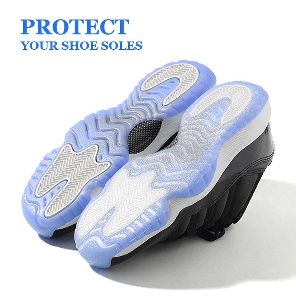 SEPASANG HARD GLAZE SHOE PROTECTOR PELINDUNG ALAS SEPATU ANTI LICIN AKSESORIS SEPATU PRIA PELINDUNG SOL SEPATU SNEAKERS AS33