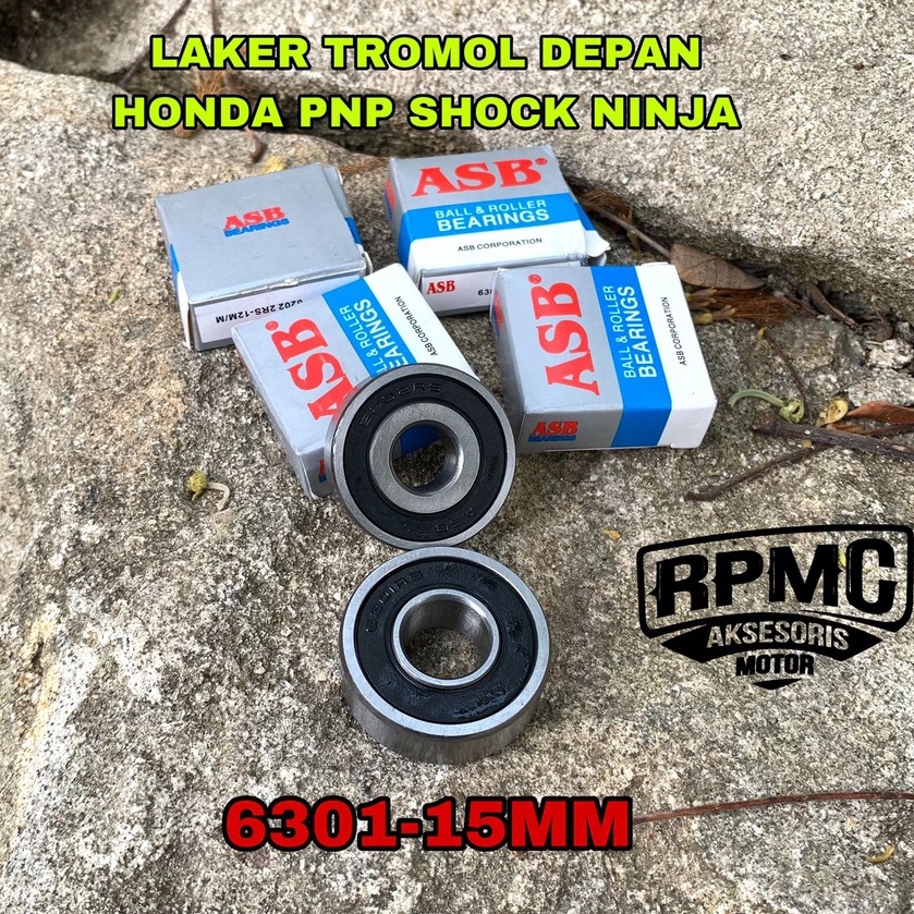 LAKER PNP 6301 - 15 mm DAN 6202 - 12 mm BEARING RODA RCB BRT DAYTONA V ROSSI ENKEI RX KING JUPITER A