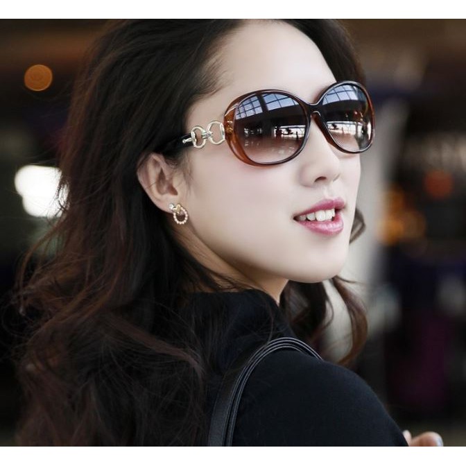 OILA kacamata fashion UV women sunglasses fashion large frame UV jgl022 / jgl075 (4C3/2C4/4C4)