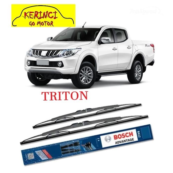 WIPER MITSUBISHI TRITON BOSCH ADVANTAGE 21&quot; &amp; 19&quot; SEPASANG WIPER BOSCH