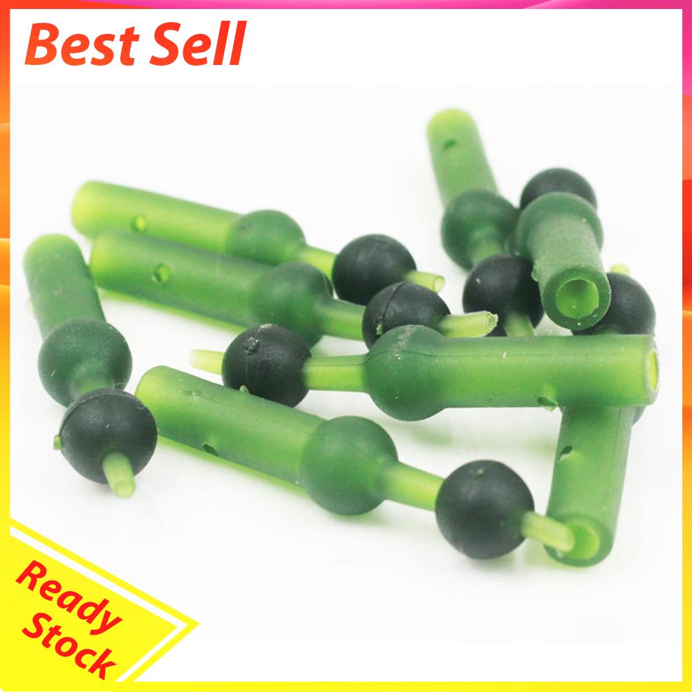 10pcs Tabung Rig Heli Chod Sleeve Bead Untuk Aksesoris Memancing Ikan Kerapu