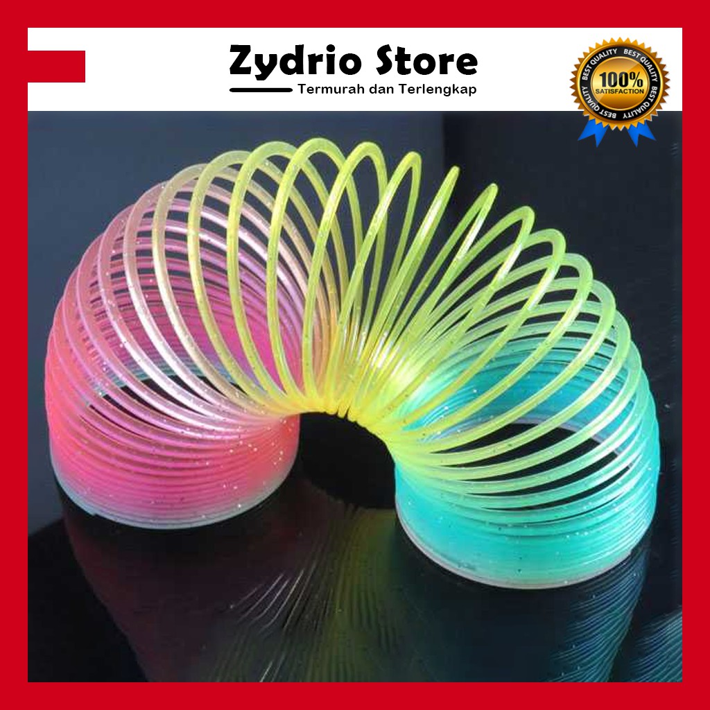 Slinky Raibow Spring JUMBO Mainan Anak Jadul Per Pegas Pelangi Slinky