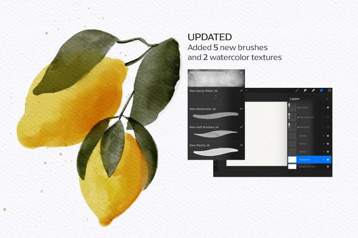 Watercolor Pencil Procreate Brushes