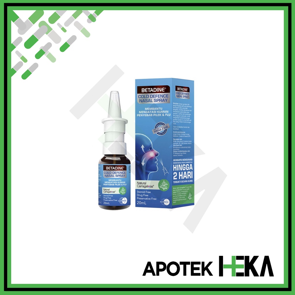 Betadine Nasal Spray Cold Defence 20 ml  (SEMARANG)