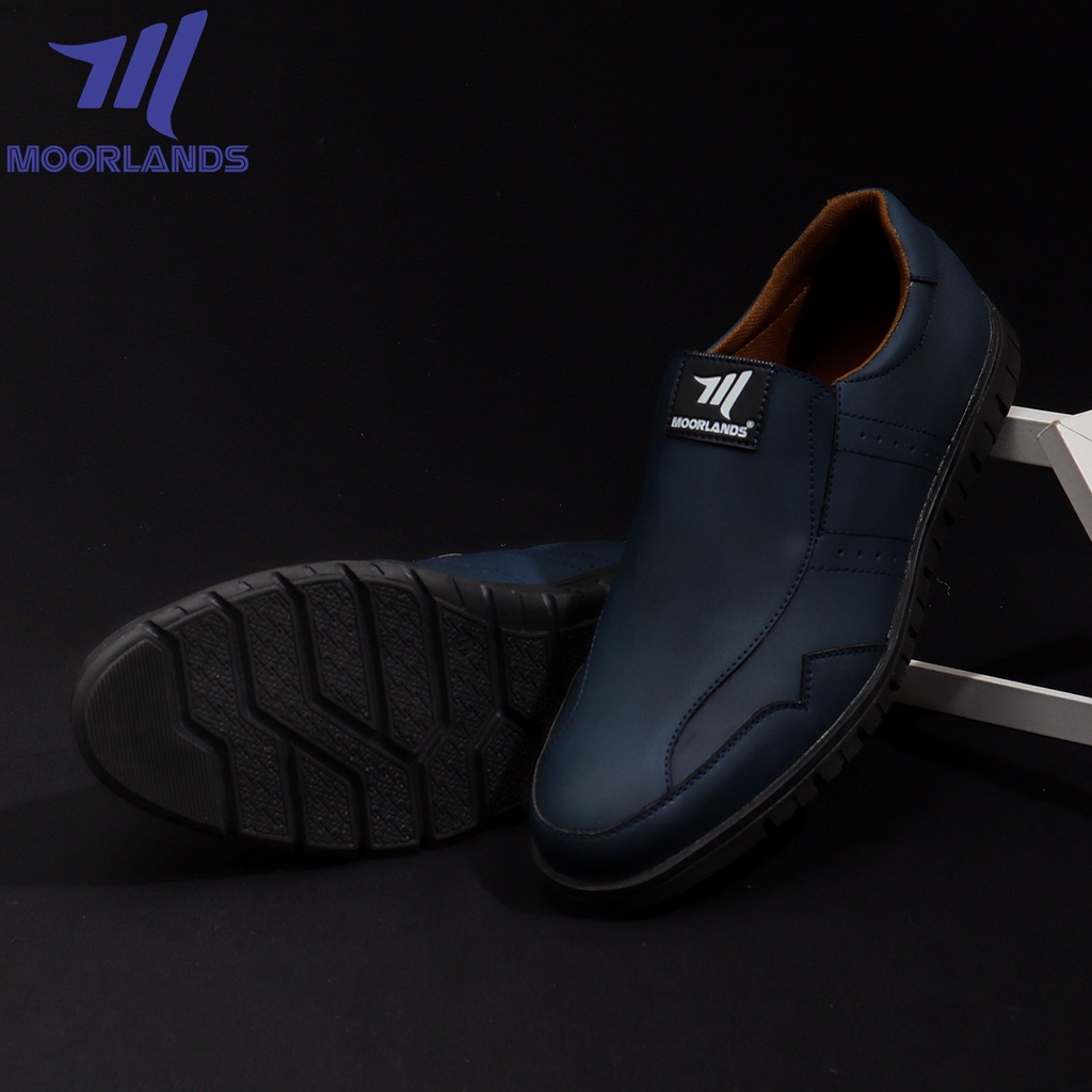 Sepatu Kasual Pria Sepatu Slip On Pria Sepatu Kerja Formal Pria Original MOORLANDS