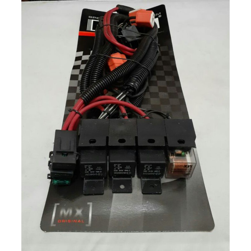 Kabel Set MX-11 (3 Relay  2 Lampu)