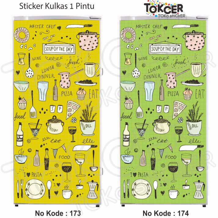 Stiker Kulkas 1 dan 2 Pintu  MASTERCHEF