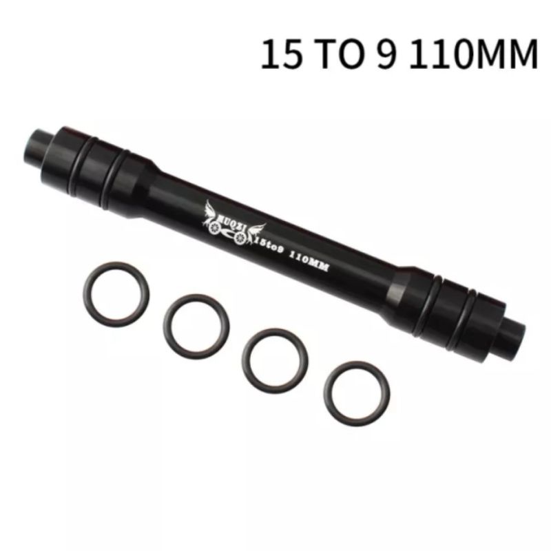 Muqzi Adaptor AS Hub Depan TA 15mm Ke QR 9mm 110mm Adapter Hub Depan AS TA Thrue Axle 15 mm Ke QR Quick Release 110 mm