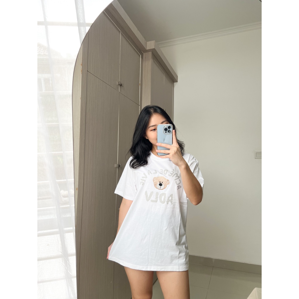 Baju Kaos Branded Oversize Wanita Murah Import Korea ADLV