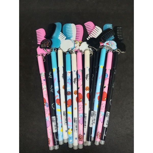 

PEN.GEL.BOLPOIN.PENA.PULPEN.GANTUNGAN.SISIR.ISI.12.PCS