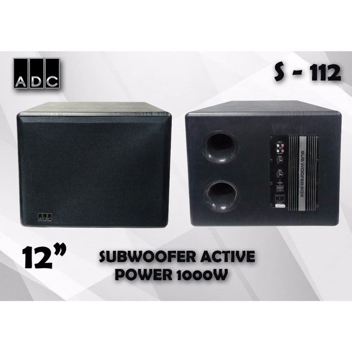 ADC S 112 SPEAKER SUBWOOFER AKTIF KHUSUS BASS