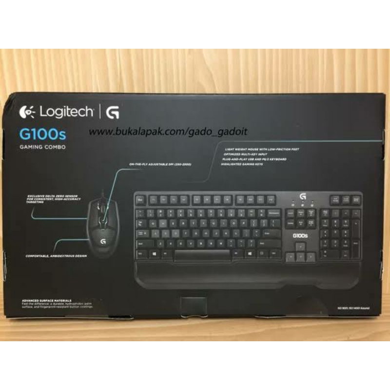 Combo Gaming Keyboard &amp; Mouse Logitech G100s