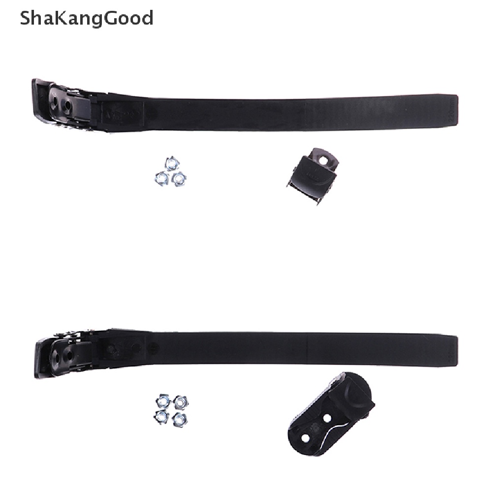 Skid 2 Set Strap Gesper Sepatu Roda Bahan PP Dengan Sekrup Mur