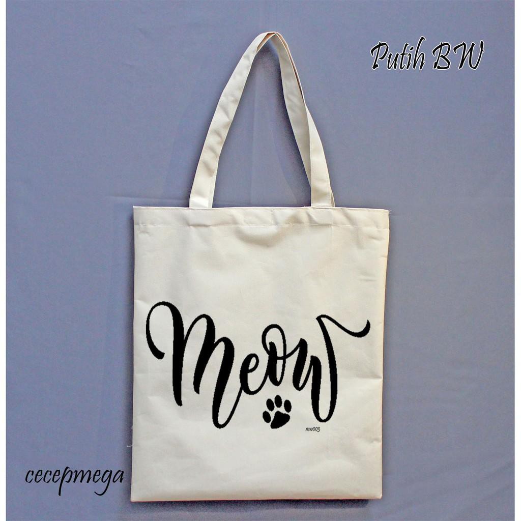 Promo totebeg meow desain MW003 Limited