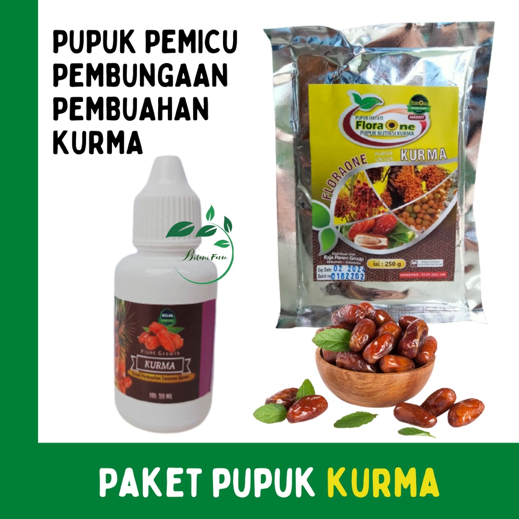 Pupuk Cair Pohon Kurma Untuk Pembuahan, Paket Pupuk Agar Buah Lebat