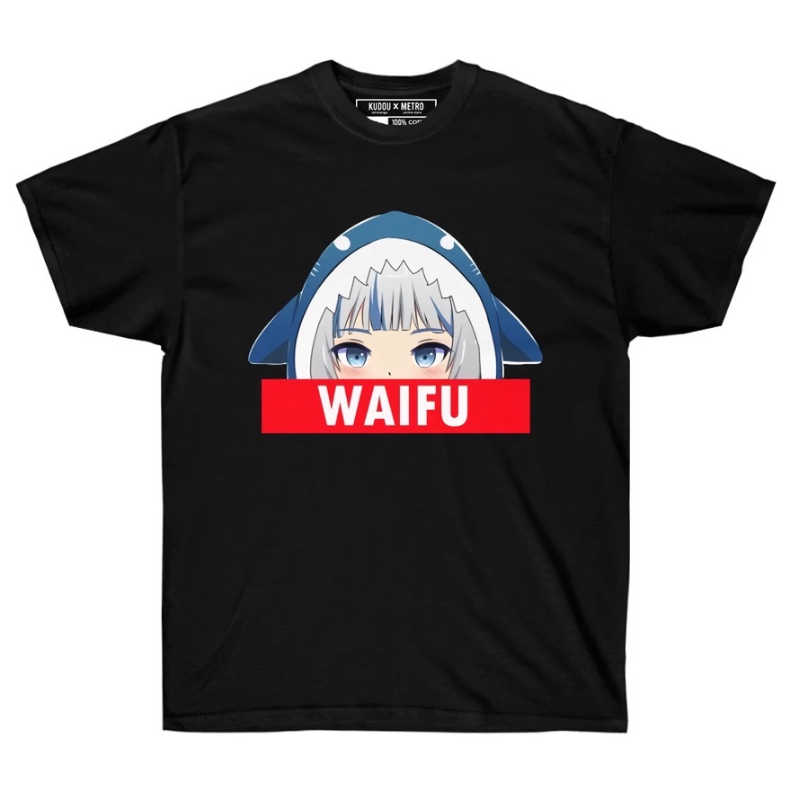 Tshirt Gawr Gura as Waifu Kawaii Premium Unisex