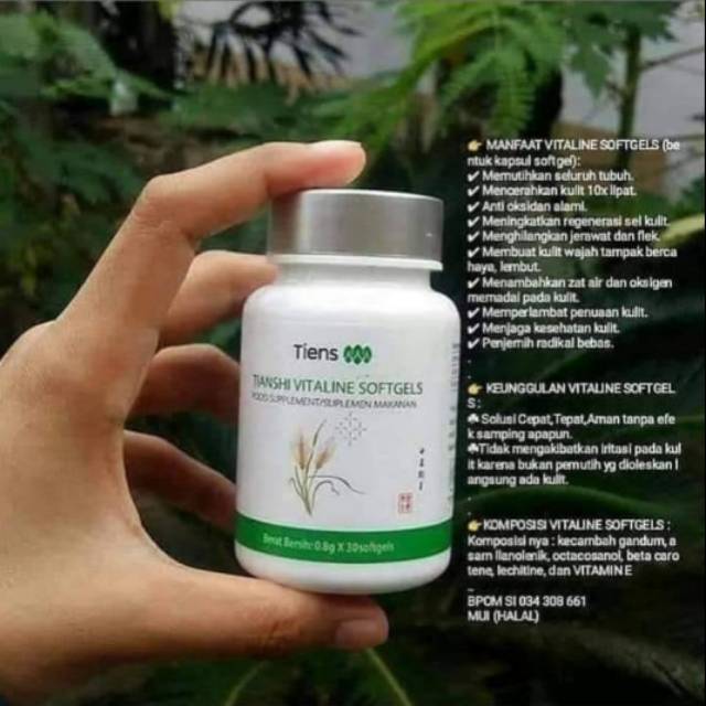 VITALINE/SERUM GLOWING/PEMUTIH BADAN/VITALINE TIENS/VITALINE VITAMIN E
