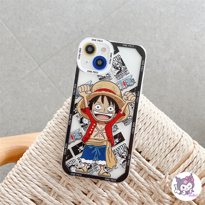 Redmi Note 11 11s 10 9 8Pro Redmi 10C 10 9C 9A 9 Xiaomi 11Lite 11T Pro Mi Poco X3Pro NFC Cartoon Fashion One Piece Lens Protection Phone Case Soft Anti-drop Protective Cover