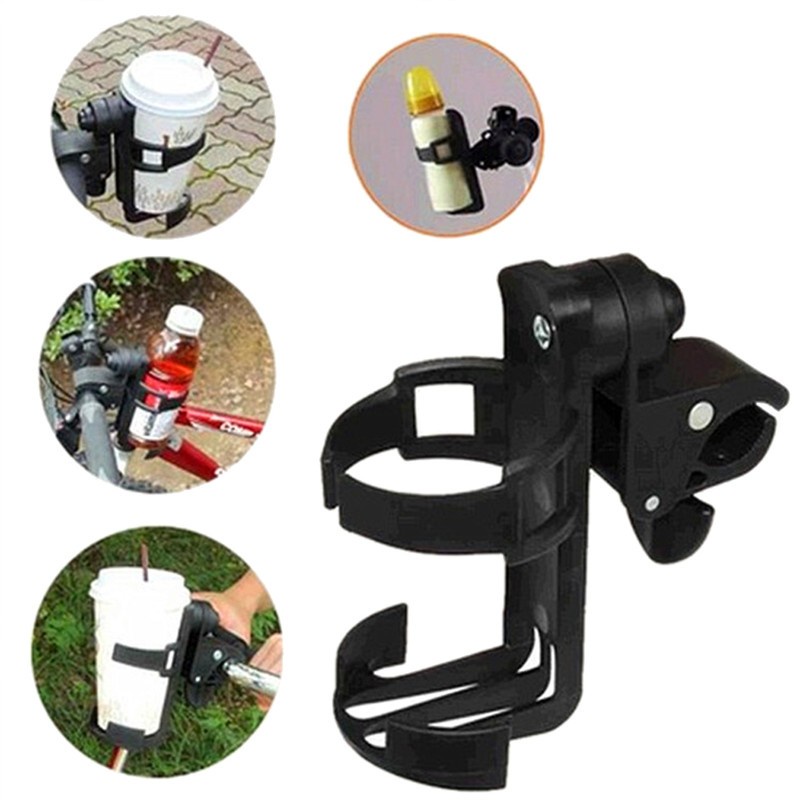 [BAYI &amp; EMAK] - Rotateable Holder Botol Minum Sepeda Stroller Kereta Bayi - R2229 - Black