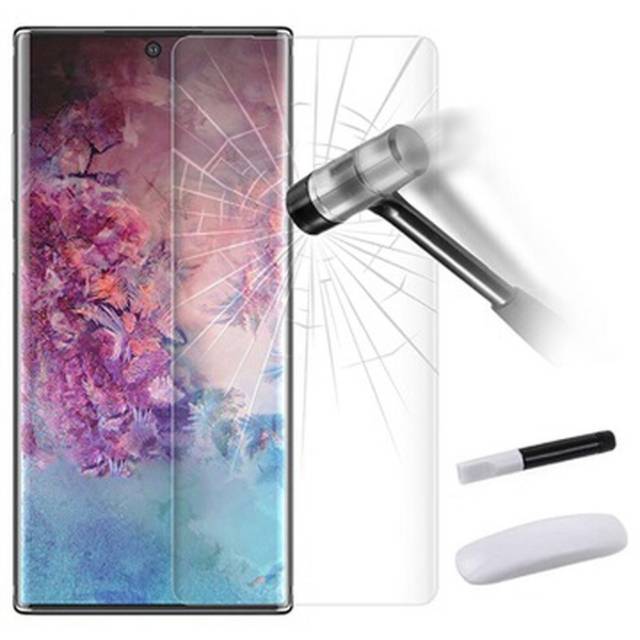 Nano Liquid UV Light Curved Glass Full Samsung NOTE 10 20 ULTRA 8 9 s10 s20 S21 S21+ S22 Ultra Antigores kaca