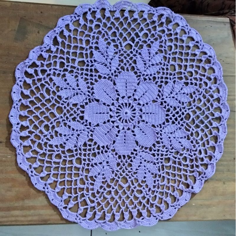 taplak meja rajut BUNDAR