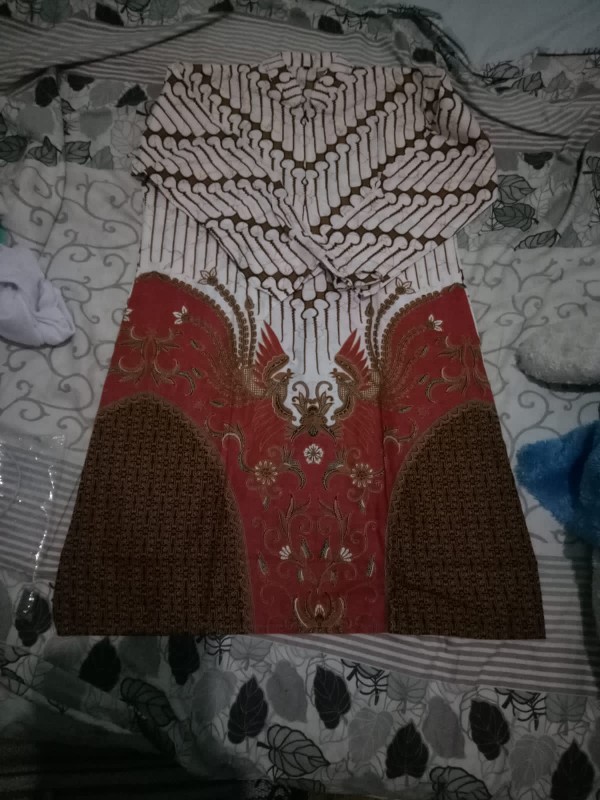 Batik Couple Keluarga Sania Ruffle Ori Ndoro Jowi Garansi Termurah- Batik Pekalongan