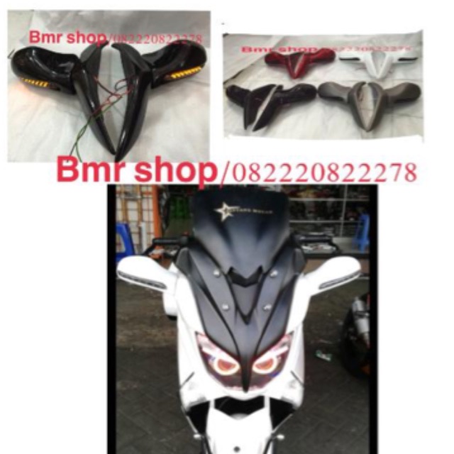 Spion lipat nmax+sein led spion nmax lipat+sen