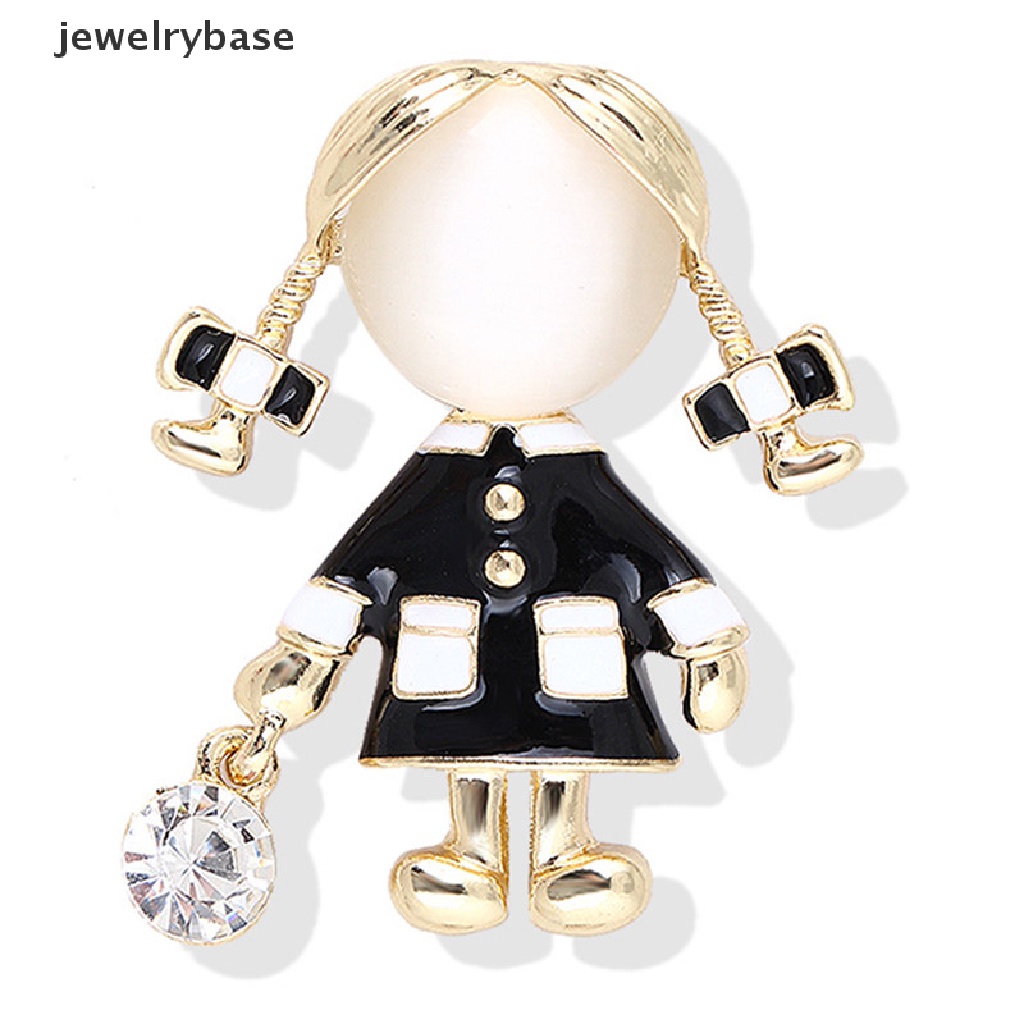 Bros Pin Opal Kristal Berlian Imitasi Untuk Wanita