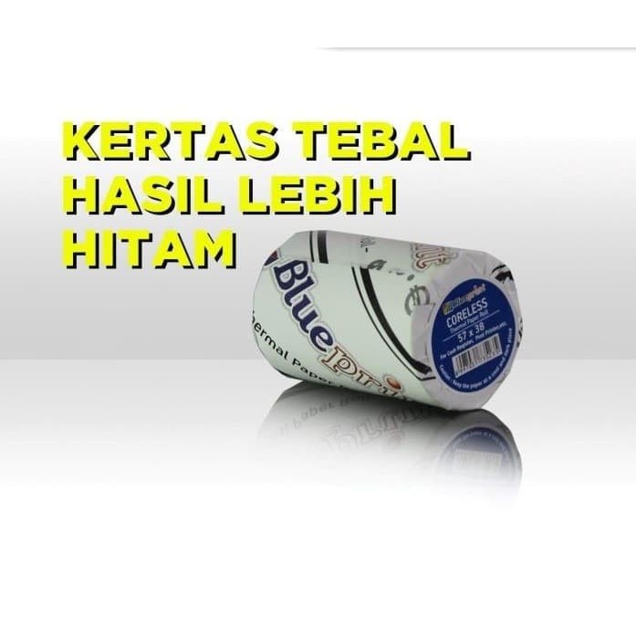 Kertas struk kasir Blueprint 57x38 Bp-tp57x38 - Thermal Paper Roll