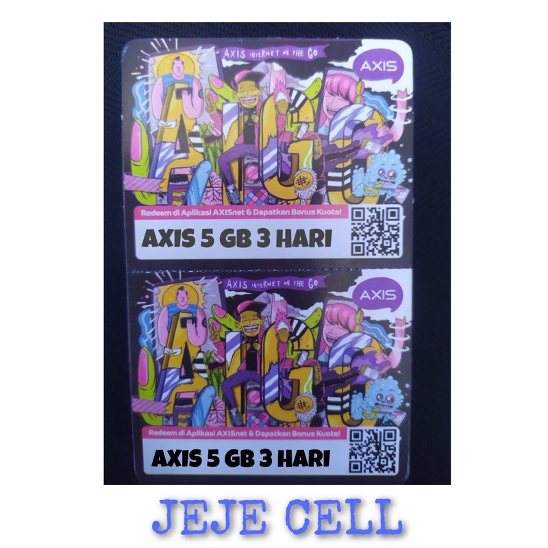 VOUCHER AXIS AIGO 5 GB 3 HARI (AREA SUMATERA)