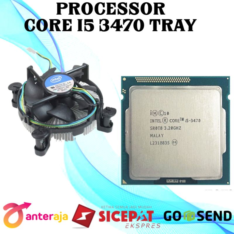 PROCESSOR INTEL GEN3 CORE I5 3470 Tray Garansi