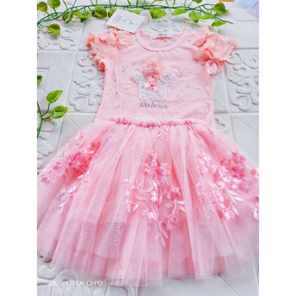 0-5TAHUN BAJU SETELAN ANAK PEREMPUAN ROK TUTU IMPORT KAOS FLOWER SETELAN ROK TUTU ANAK IMPORT PESTA