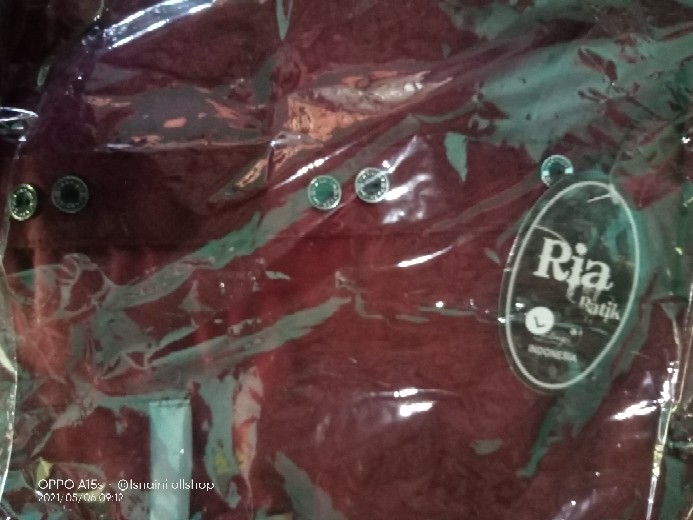 Kemeja Batik Pria Lengan Panjang  M L Xl Xxl