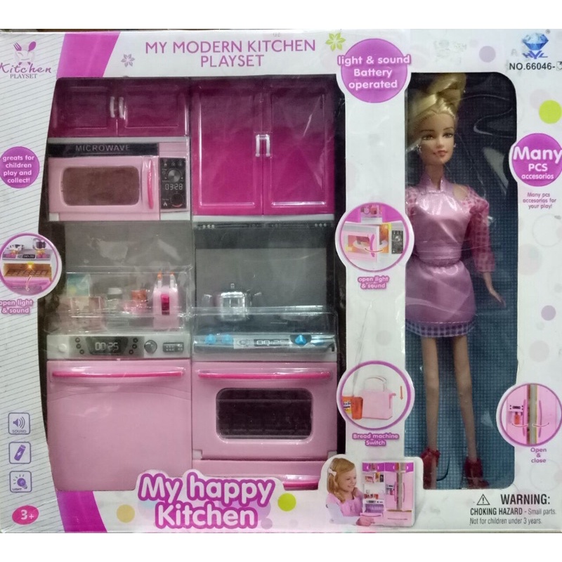 my happy kitchen barbie