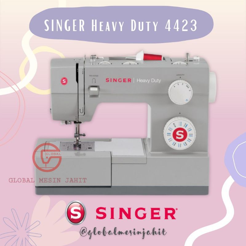 SINGER Heavy Duty 4432 Mesin Jahit Portable - Mesin Jahit Serbaguna