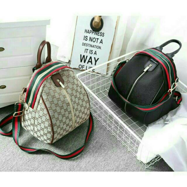 TERLARIS RANSEL WANITA KEKINIAN / tas chanel kw/tas punggung kulit/tas grosir/tas korea/tas diskon
