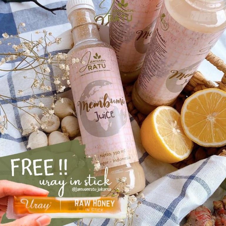 

[READY STOCK] Membumi Juice by Jamuan Ratu - FREE Madu Uray in stick UnB |Harga@grosir