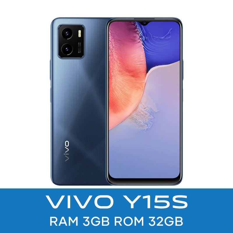 Vivo Y21 RAM 4GB+1GB ExtenDed ROM 64GB GARANSI RESMI Handphone vivo hp vivo y20 terbaru hp vivo y21 murah promo bisa cicilan bisa COD gratis ongkir vivo y21t y20-Y15s  biru .