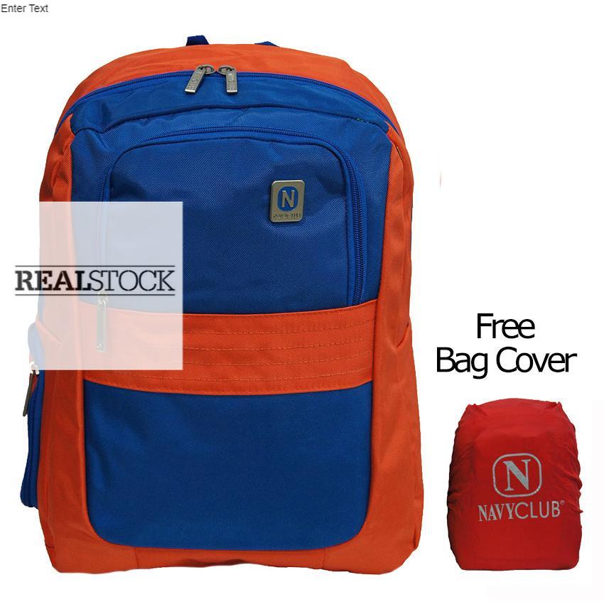 ORI Navy Club Tas Ransel Laptop Kasual CBFE Tas Ransel Pria Tas Ransel Wanita - Tas Laptop Backpack 